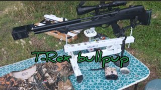 Rifle TRex 55 bullpup y detalles del sorteo por la playera del canal Bases en la descripción👇 [upl. by Partan438]