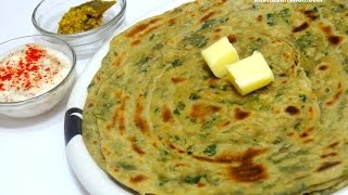 Methi Laccha ParathawheatHealthy Lunch Box Recipe for Indian KidsMethi Ajwain Lachcha Parantha [upl. by Nydroj161]