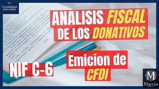 Donativos 💵💴  reconocimiento FISCAL  Asiento Contable  CFDI de donativos [upl. by Newsom]