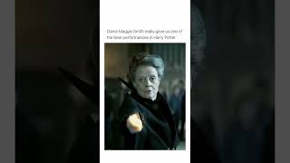 Professor McGonagall Vs Snape badass RIP Dame Maggie Smith 💔 movies [upl. by Dao25]