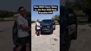 Which is Best Refreshed 2025 Chevy Tahoe vs New 2025 Ford Expedition [upl. by Etteraj]