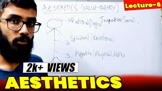 Aesthetics Most Detailed Lecture  Introduction To Philosophy In Hindi Lecture6 [upl. by Elburr579]