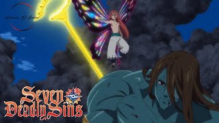 Meliodas VS Gloxinia amp Drole FULL FIGHT SCENE  Seven Deadly Sins  Nanatsu no Taizai [upl. by Melc]