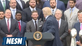 Trump Congratulates Danny Amendola Amendola Not There To Accept [upl. by Zebadiah]