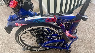 Brompton Team GB Bike Paris Olympics 2024 Special Edition P Line 12 Speed [upl. by Nihahs]