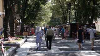 Velingrad hilltop Spa Town of the Rodopi Mountains Bulgaria [upl. by Herrick]