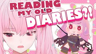 【READING MY OLD DIARIES】why am I doing this hololiveenglish [upl. by Auhso]