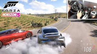 Drifting in Forza Horizon 5 with a Supra [upl. by Armbrecht]