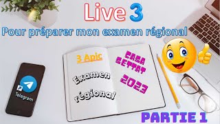 Live 3 Correction de lexamen régional de Casa Settat 2023 Partie1 [upl. by Norat]