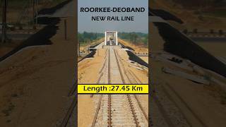 RoorkeeDeoband Rail Line Project ytshorts train [upl. by Eneluj68]