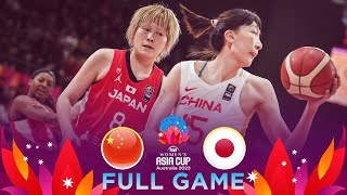 FINAL  China v Japan  Full Basketball Game  FIBA Womens Asia Cup Division A 2023 [upl. by Ayiak]