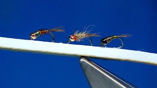 Tying 3 Deadly Nymph Patterns on a size 24 Jig Force Hook with Davie McPhail [upl. by Eirak202]