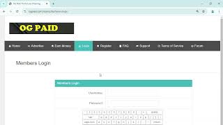 How to create account on OG PAID ogpaid [upl. by Semadar641]