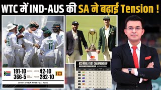 SA vs SL South Africa moves to No2 in WTC Points Table Africa ने बढ़ाई IndiaAustralia की Tension [upl. by Nolyaj]