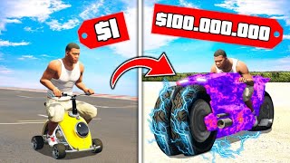 Upgrading SLOWEST to FASTEST Bikes In GTA 5 [upl. by Nesto97]