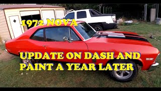 1972 Nova One Year Later  Paint and Dash Revisit [upl. by Auberon353]