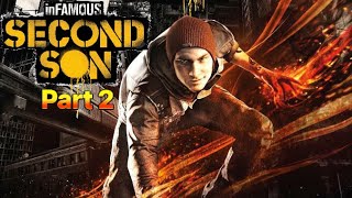 inFAMOUS Second Son Part 2 crossing the bridge evil karma [upl. by Nollek]