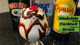 How to make Mudslide Drink ll Baileys drinks recipe [upl. by Horne]