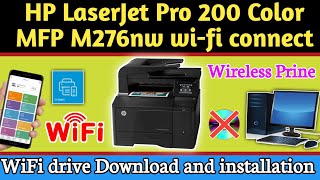 Connect Your HP LaserJet Pro 200 Color MFP M276nw Printer to Your WiFi Network with Your Smartphone [upl. by Atteuqahc594]