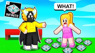 I Secretly CHEATED Using INFINITE MINES Roblox Bedwars [upl. by Asia]