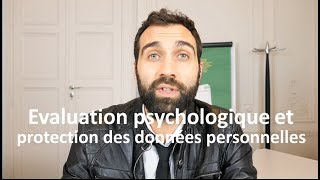 Évaluation psychologique en ligne amp RGPD [upl. by Kcajyllib]