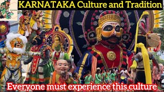 KARNATAKA CultureYakshaganaDollu KunithaHuli KunithaVeeragaseBhootha AradhaneKamsalemustwatch [upl. by Daveda280]