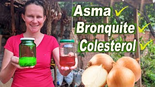 A CEBOLA trata o Colesterol Asma Bronquite Obesidade 🧅 4 Receitas para obter seus benefícios [upl. by Aissenav657]