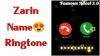 zarin name ringtone  zarin name whatsapp status  zarin naam ki ringtone  zarin name [upl. by Leffert]