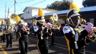 035 Ferriday High School Band at Grambling Homecoming [upl. by Esilahs]