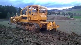 Dozer Ploughing Fiat Allis 14B [upl. by Ecnatsnok]