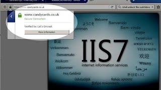 March 2016 How to install Lets Encrypt Free SSL certificates on Windows Server and IIS [upl. by Rafferty]