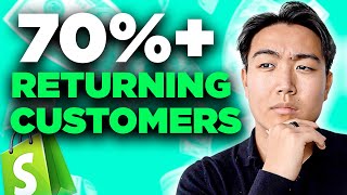 How To Get 70 Returning Customers  DTC Post Purchase Strategy [upl. by Adnorehs]