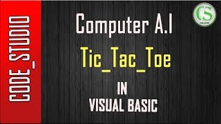 Computer AI TicTacToe  In visual basic [upl. by Herzen207]