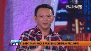 Debat Panas Ahok dan Anies soal Kebijakan Reklamasi [upl. by Anivad]