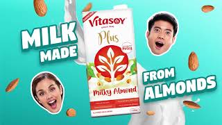 Vitasoy Milky Almond  Milk made from Almonds [upl. by Yrag]