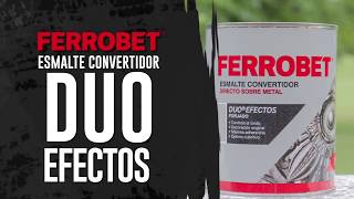 Tutorial como pintar metales con Ferrobet Duo Efectos Para Metales [upl. by Enelegna]