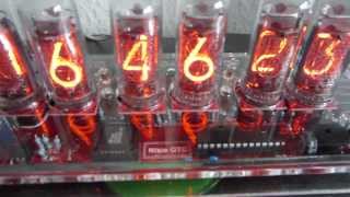 Nixie QTC Clock Kit with IN14 Tubes from pvelectronicscouk [upl. by Kennie]