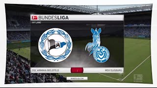 Arminia Bielefeld vs MSV Duisburg ✪ 20 Spieltag 2 Bundesliga ✪ Prognose FIFA 16 PS4 [upl. by Roley]