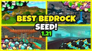 BEST SEED EVER In Minecraft Bedrock 121 [upl. by Jean-Claude]