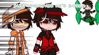 Duri whenever hes bored  Gacha Club  Boboiboy elementals siblings au  Ft Duri Solar amp Hali [upl. by Bronny63]