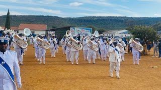 StJohn HQ Band Easter 2024 Mantswe a supileng service at motlollo [upl. by Alleb402]