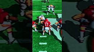 Kansas Chiefs Steve DeBerg to Dwayne Bowe TD vs Cleveland Brownsreallifefootballshortsviralfun [upl. by Anuska]