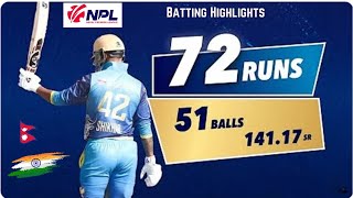 Shikhar Dhawan’s Batting Brilliance 🔥  Highlights vs Kathmandu Gurkhas [upl. by Sac144]