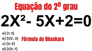 EQUAÇÃO DO SEGUNDO GRAU 🥶🥶🥶 [upl. by Tray]