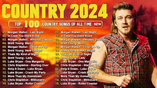 New Country Song 2024 ️🎵 Morgan Wallen Luke Combs Luke Bryan Chris Stapleton Brett Young [upl. by Ahsekram]