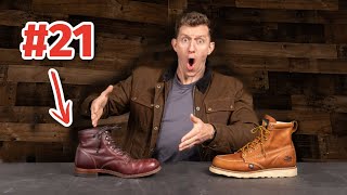 Ranking 21 American Made Boot Brands from WORST to BEST [upl. by Accalia]