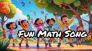 Math Mania Song  Fun and Educational Math Song for Kids 35 Years Old [upl. by Tuppeny]