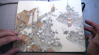 Mattias Adolfsson Sketchbook 31 [upl. by Enram]