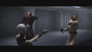 Star Wars The Clone Wars  Asajj Ventress vs Anakin amp ObiWan 1080p [upl. by Paik]