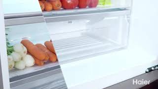 Refrigerador Haier Bottom Freezer más variedad de espacios [upl. by Delfeena]